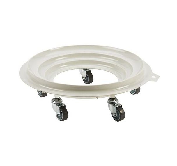 Socle rouleur rond 5 roues silence pivotantes - GILAC
