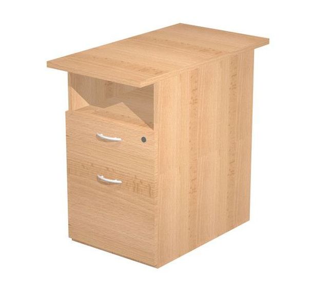 Solo-Caisson Haut.Bureau Hetre P80