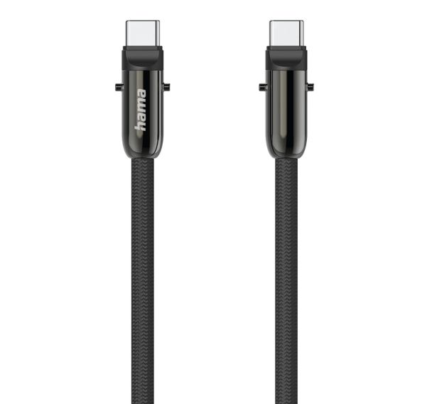 Solution 2 en 1, Câble USB-C et lanière pour smartphone, 1.2m - Hama