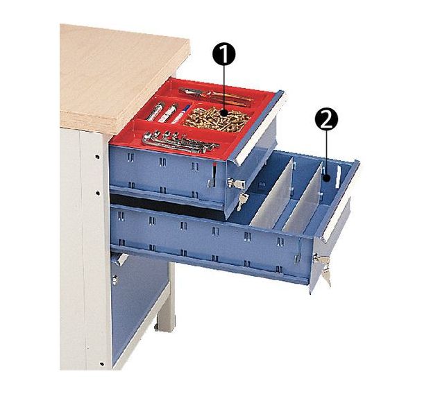 Solution d'aménagement pour tiroir Modul - 1 séparateur