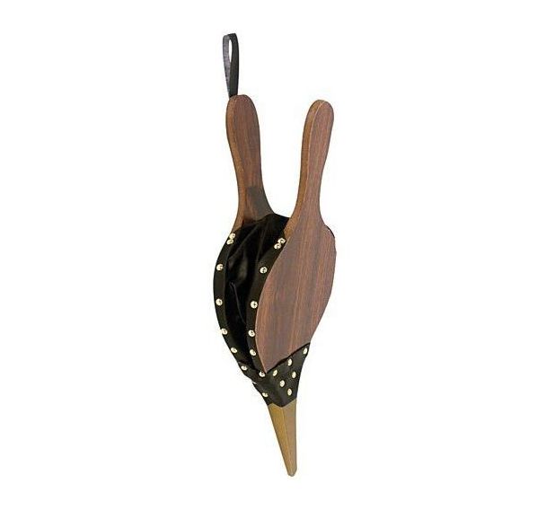 Soufflet bois et simili cuir - 41cm