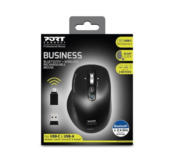 Souris Business silencieuse Bluetooth rechargeable
