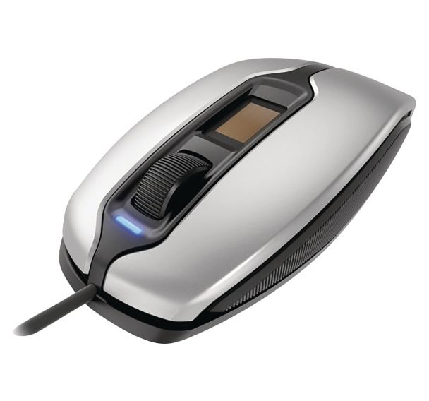 Souris avec lecteur d'empreintes MC 4900 USB argent CHERRY