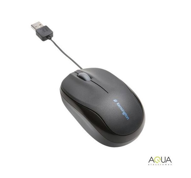 Souris filaire fil rétractable Pro Fit - Kensington