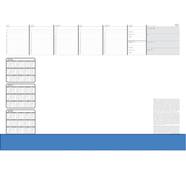 Sous-main 2025 SOUS-MAIN SU 7600