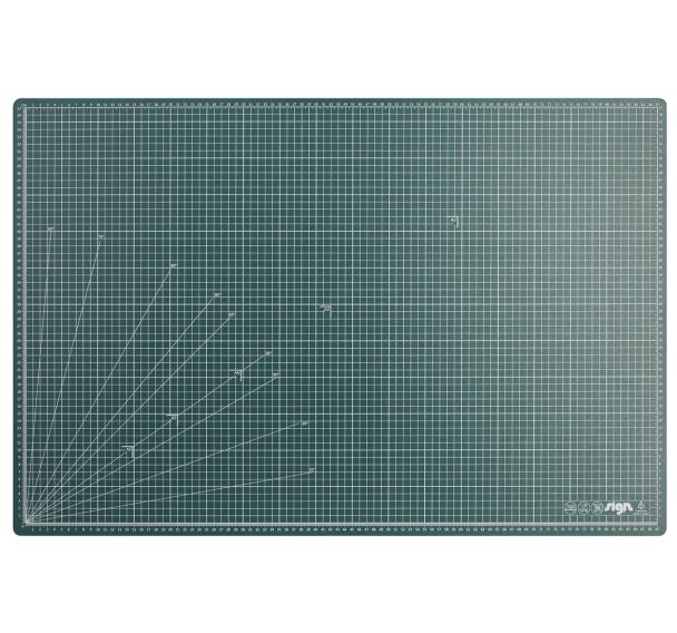 Sous-main de découpe format 60 x 90 cm sans pertubateurs endocriniens