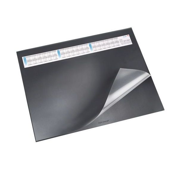 Sous-mains rabat transparent 40 x 53 cm Noir