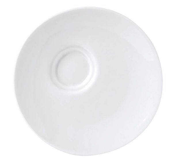 Sous-tasse mixte en porcelaine ø15 cm blanc-Isis