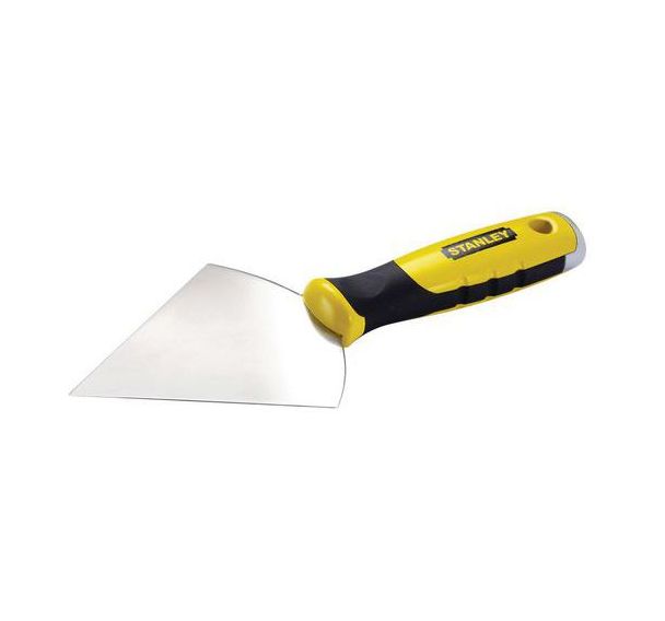 Spatule couteau de platrier asymétrique pour angles à 90°