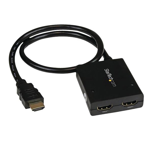 Splitter vidéo HDMI 4Kà2 ports-Répartiteur HDMI 1x2 alimenté USB ou adaptateur
