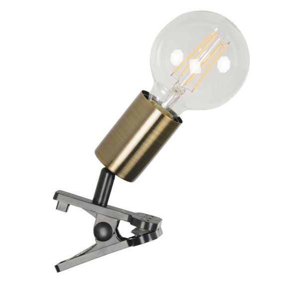 Spot à pince métal /laiton WINSTON H12 cm Corep