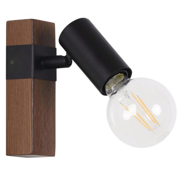 Spot bois chêne Corep AALTO chêne/noir