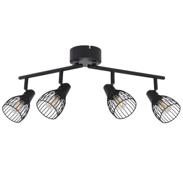 Spot métal JARO H17 cm noir Corep
