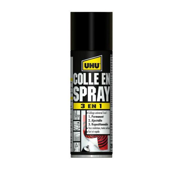 Spray colle 3 en 1 UHU 200 ml