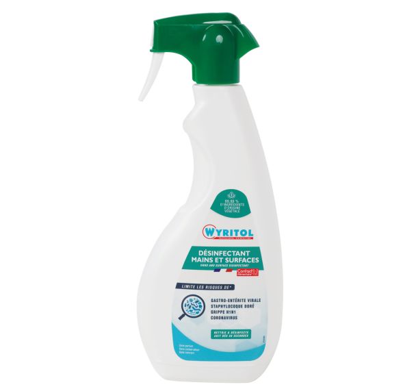 Spray désinfectant mains et surfaces - 750 ml