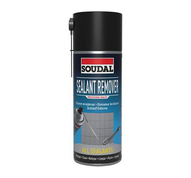 Spray éliminateur de silicone et MS Polymère durcis - Soudal