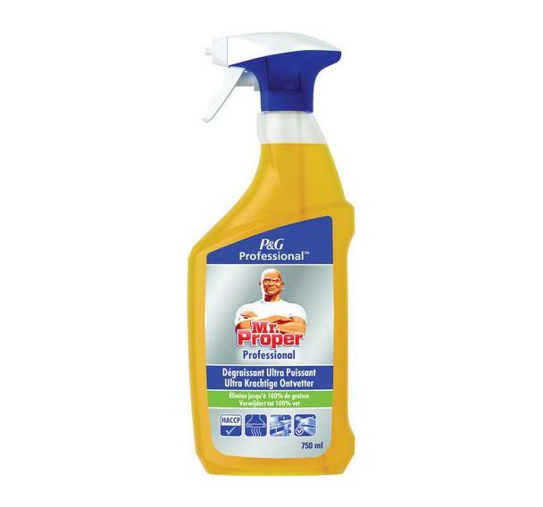 Spray nettoyant Ultra dégraissant 750 mL - Mr Proper Professional