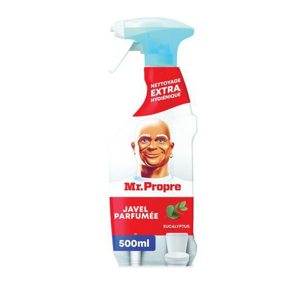Spray nettoyant désinfectant javel multi-surfaces - Mr Propre