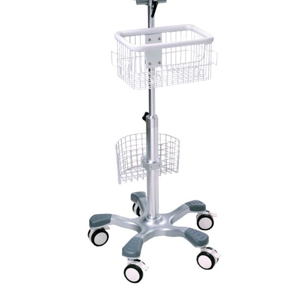 Stand à roulette pour ECG 3/6/12 pour électrocardiographe-EDAN