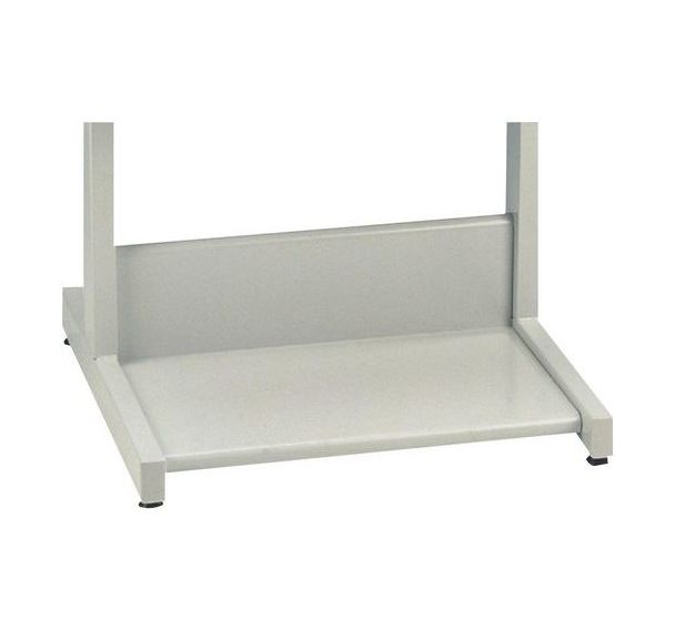 Stand avec piétement antibasculant