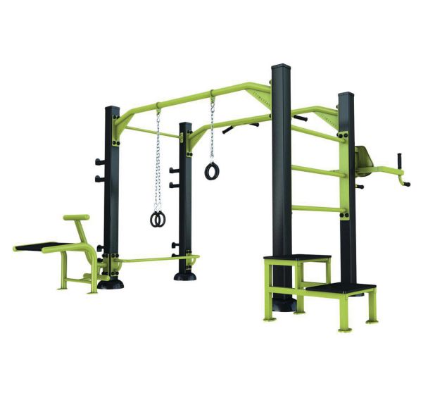 Station Compact Training 2.0 barres pour parcours sportif Freetness