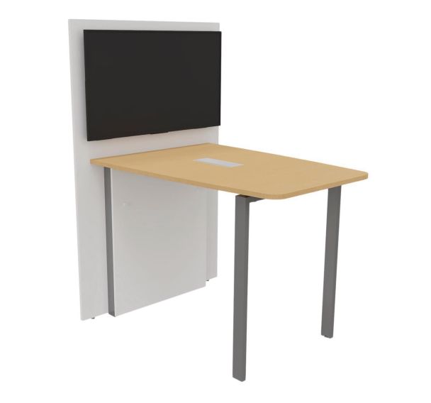 Station Visio Hub table haute Buronomic