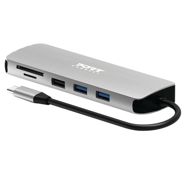 Station accueil USB C HDMI Ethernet Travel Port Designs