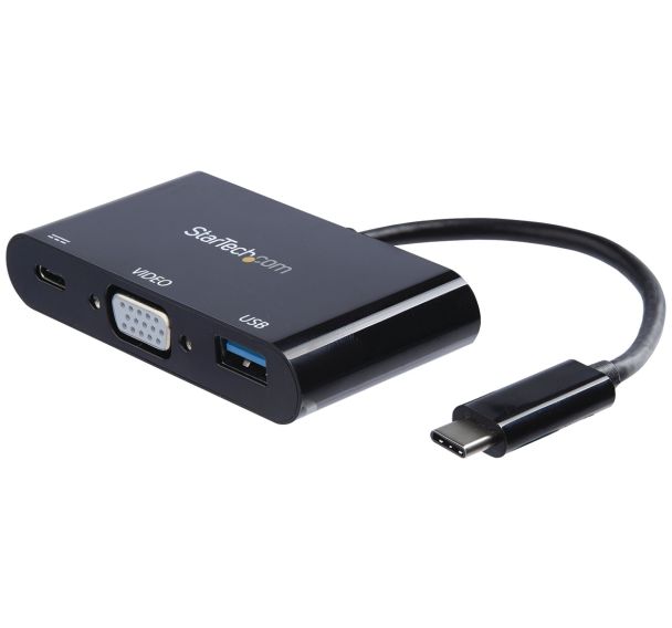 Station accueil USB C VGA USB A Power Delivery StarTech