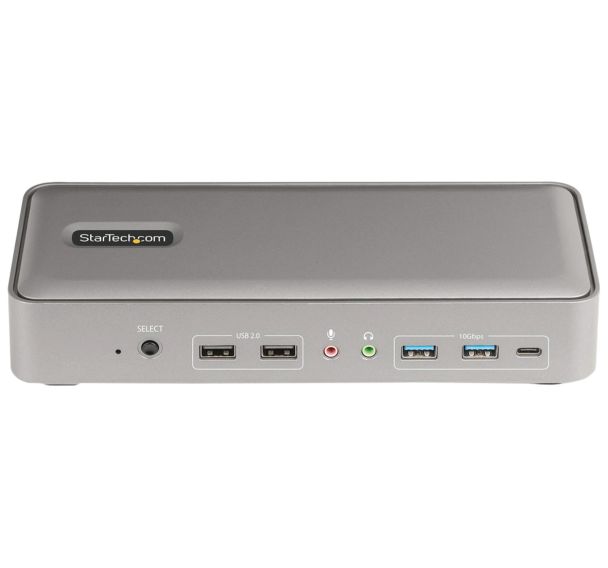 Station d'accueil Docking Station KVM USB-C pour Deux PC - StarTech
