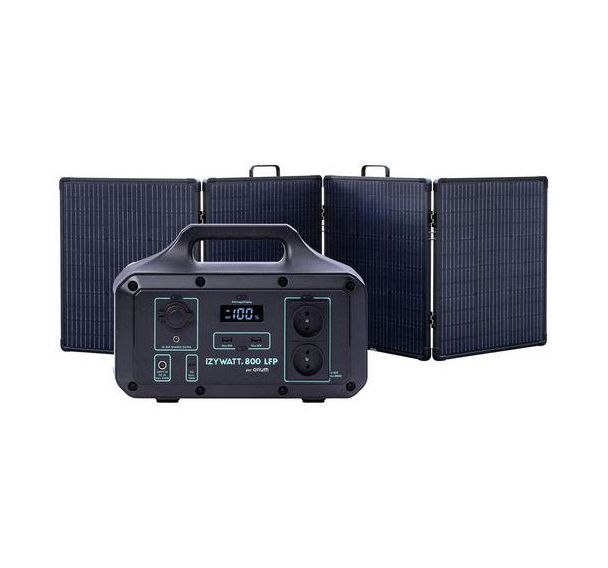 Station d'énergie portative Izywatt + panneau solaire 200W