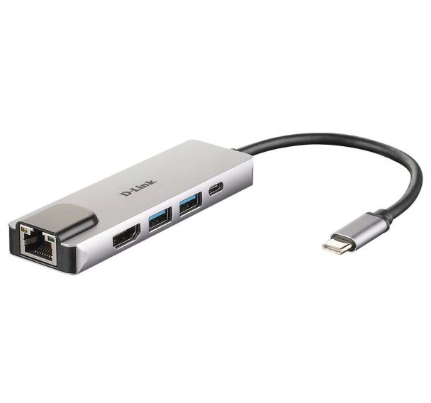 Station d'accueil Hub USB-C 5-en-1 DUB-M520 - D-Link