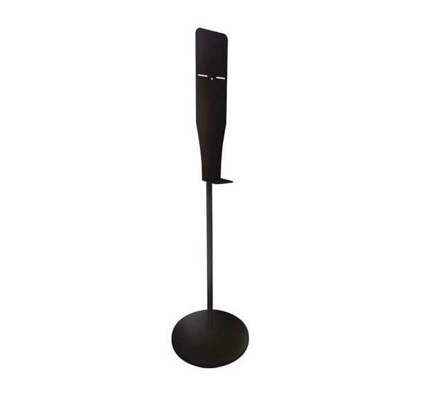 Station de désinfection mains Totem Higgy - Noir