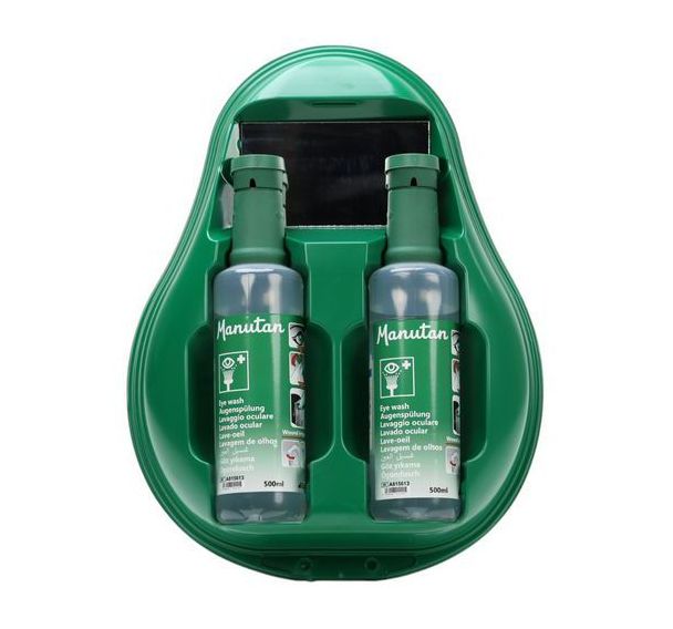 Station de solution ophtalmique - 2 flacons 500ml - Manutan