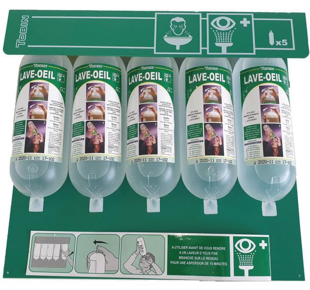 Station équipée de 5 flacons d'un litre - Haws