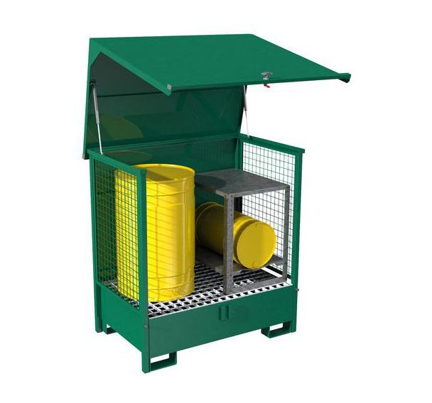 Station stockage et rétention avec porte - Sameto Technifil