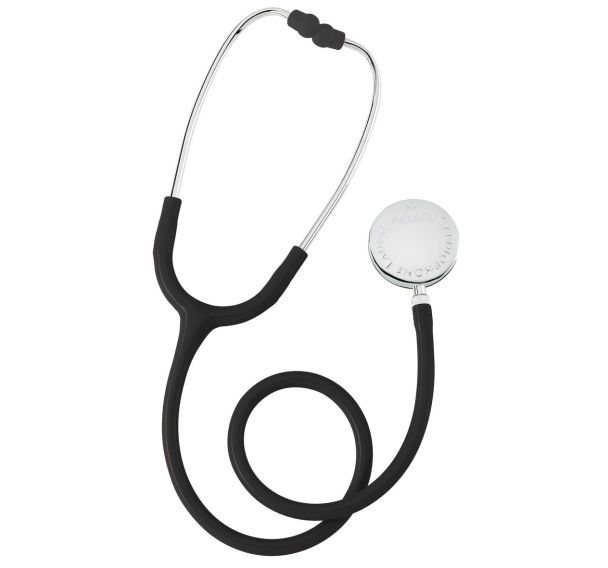 Stéthoscope Spengler Laubry chrome simple pavillon noir