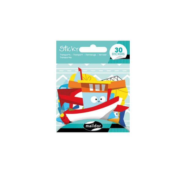 Sticky, Transports, 30 gommettes