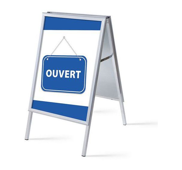 Stop-Trottoir A1 Ensemble Complet Ouvert - Showdown Displays