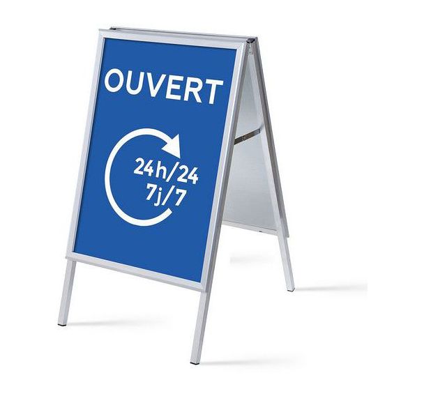 Stop-Trottoir A1 Ensemble Complet Ouvert 24/7 Bleu