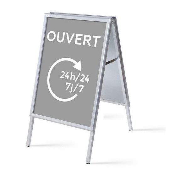 Stop-Trottoir A1 Ensemble Complet Ouvert 24/7 Grise