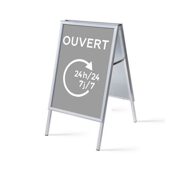 Stop-Trottoir A1 Ensemble Complet Ouvert 24/7 Grise