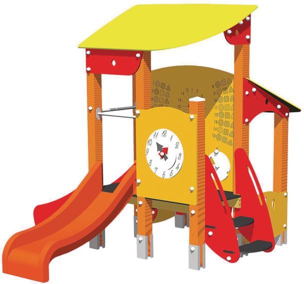 Struc grande tour et grande cabane Ptit Loup bois - Manutan Expert