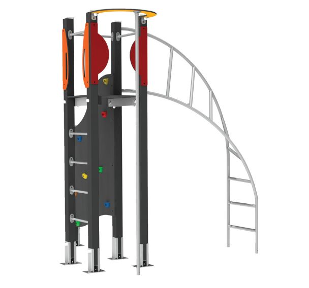 Structure 1 tourelle HPL/alu - Manutan Expert