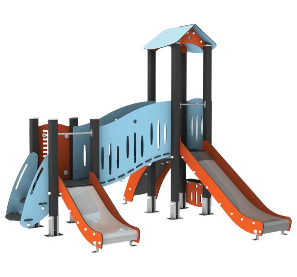 Structure 2 tourelles alu - Manutan Expert