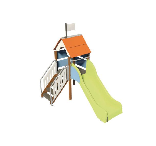 Structure Fripounette mini glisse bois Wiki Cat