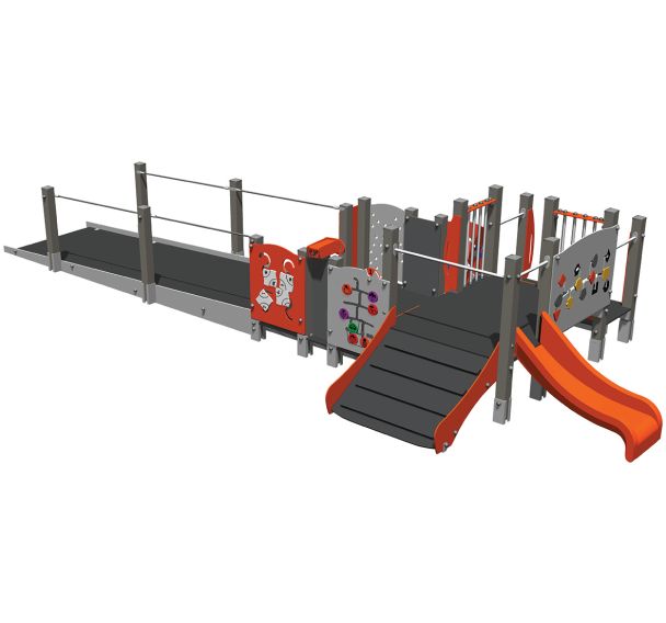 Structure INCLUSIVE 3 tourelles alu/polyester