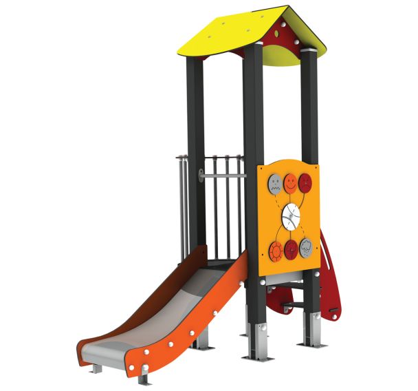 Structure Ptit Loup 1 tour alu/polyester HPL - Manutan Expert