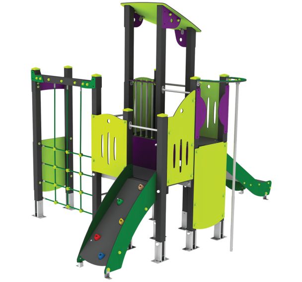 Structure alphabet 2 tourelles alu/polyester HPL - Manutan Expert