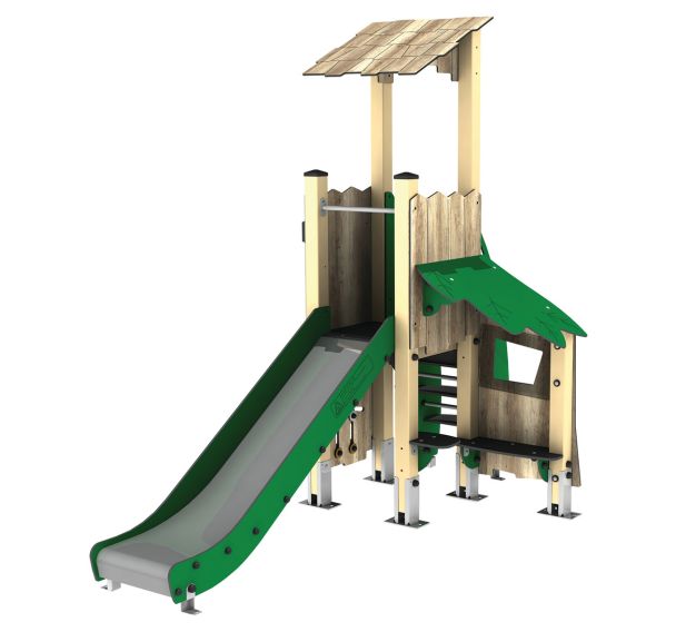 Structure banc Noisette métal beige/HPL/polyester - Manutan Expert