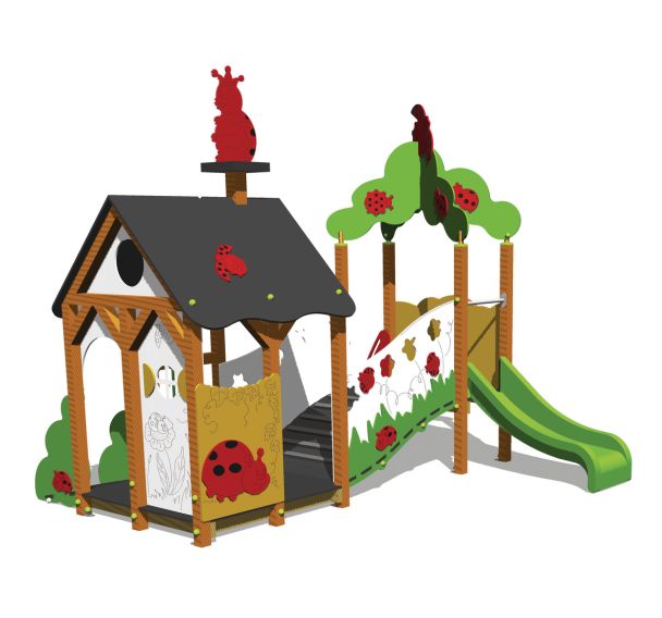 Structure complète jardin coccinelles